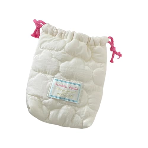 Kamera Aufbewahrungstasche Zeichnungsstring Kosmetikbeutel Gesteppte Toilette Tragbare Make Up Kamera Schutzhülle Für Frauen Draw String Cosmetic Storage Protective Case Make Up von Tmboryuu
