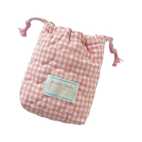 Kamera Aufbewahrungstasche Zeichnungsstring Kosmetikbeutel Gesteppte Toilette Tragbare Make Up Kamera Schutzhülle Für Frauen Draw String Cosmetic Storage Protective Case Make Up von Tmboryuu