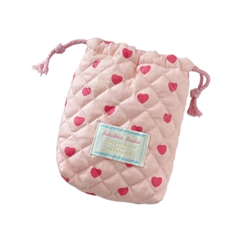 Kamera Aufbewahrungstasche Zeichnungsstring Kosmetikbeutel Gesteppte Toilette Tragbare Make Up Kamera Schutzhülle Für Frauen Draw String Cosmetic Storage Protective Case Make Up von Tmboryuu