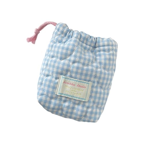 Kamera Aufbewahrungstasche Zeichnungsstring Kosmetikbeutel Gesteppte Toilette Tragbare Make Up Kamera Schutzhülle Für Frauen Draw String Cosmetic Storage Protective Case Make Up von Tmboryuu