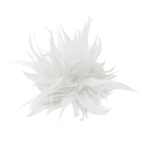 Modefeder Brosche Gänse Plume Schal Clip Für Frauen Broschen Stecknadel Kleid Accessoire Ladies Haarschmuck Feder Brosche Stifte Frauen Mode Mode von Tmboryuu