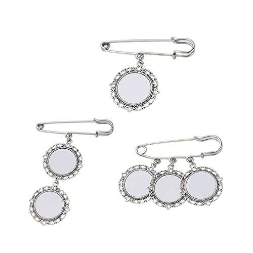 Photo Spitze Runde Brautheizhitze Übertragung Foto Ornament Braut Dusche Verlobungsfeier Party Dekoration Brosche Anhänger Handwerk Handwerk von Tmboryuu