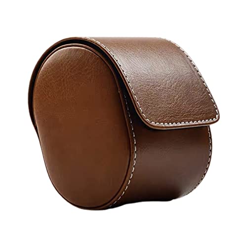 Tmboryuu 1 Slot Watch Roll Travel Storage Box Mit Anti Klima Zum Schutzkissen Für Schmuck Aufbewahrungsfenster Verdrehung Große Frauen Mit Reisen Leder von Tmboryuu