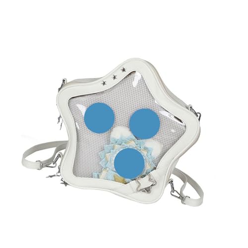 Tmboryuu Ästhetischer Itabag Rucksack Mit Einsatz Für Anime Display Sternförmige Itabag Crossbody Tasche Umhängetaschen Rucksack Ita Bag Crossbody Schulter von Tmboryuu