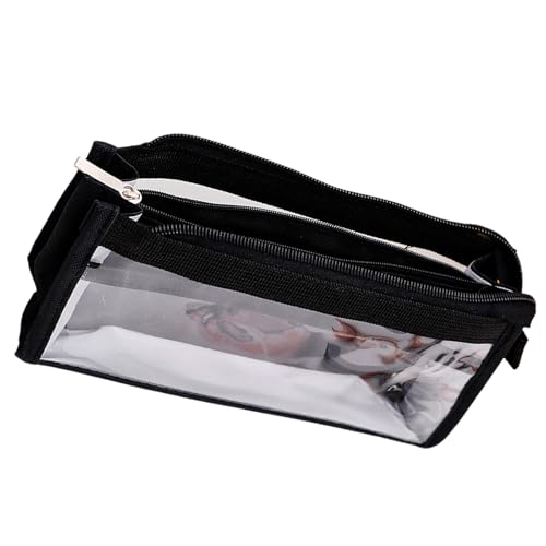 Tmboryuu Ästhetischer Stiftbeutel 6-layerer Stiftkoffer Großer Kapazität Bleistiftbeutel Clear Bleistift Case Box School Office Supplies von Tmboryuu