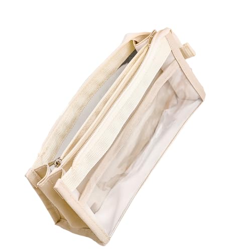Tmboryuu Ästhetischer Stiftbeutel 6-layerer Stiftkoffer Großer Kapazität Bleistiftbeutel Clear Bleistift Case Box School Office Supplies von Tmboryuu