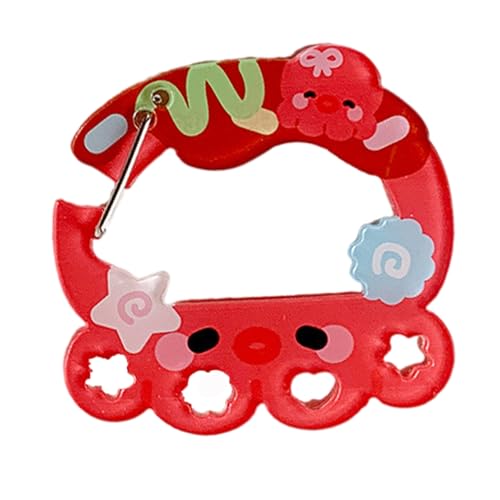 Tmboryuu Acryl Schlüsselbund Anhänger Für Rucksack Dekoration Studenten Zubehör Leichter Carabiner Clip Mit Stilvollen Mustern Studenten Rucksack Dekoration Anhänger von Tmboryuu