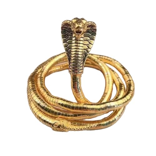 Tmboryuu Bendbare Schlange Halskette Verstellbarer Punk Choker Flexibler Faltbarer Halsketten Mehrschichtige Metall Halskette Armband Einstellbarer Punk Halshornschmuck von Tmboryuu