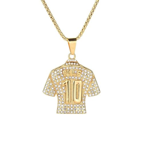 Tmboryuu Charakteristische Fußball Halskette Unisex Sportschmuck Perfekt Für Die Verbesserung Ihrer Stile Bei Sozialen Versammlungen Und Event Mode Halskette von Tmboryuu