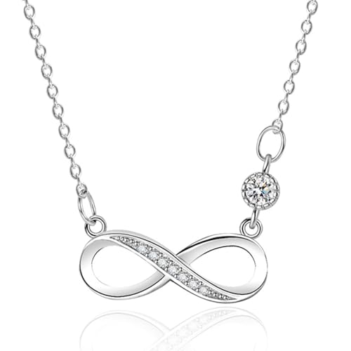 Tmboryuu Einzigartige Acht Lariat Halskette Anhänger Halskette Metall Textur Hollow Acht Charm Halskette Halshalsschmuck Für Modeliebhaber von Tmboryuu