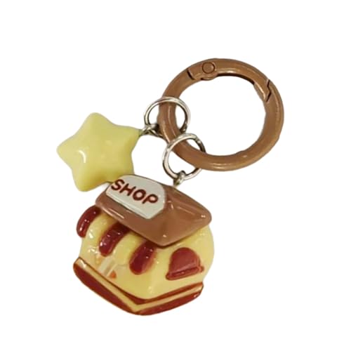 Tmboryuu Einzigartiger Star Kaffee Keychain Kreatives Hanging Orament Keyring Charme Für Kaffeeliebhaber Und Modewarenpersonen von Tmboryuu