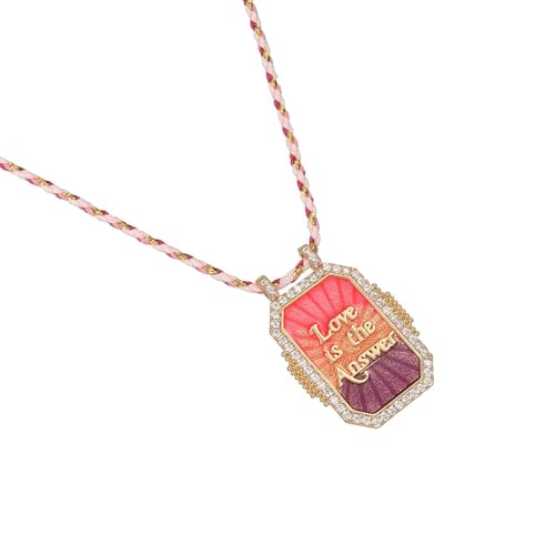 Tmboryuu Elegante Frauen Halskette Mit Bunten Baumwollseil Und Peppers Teufel Augencharm Anhängende Elegante Halshalskette Frauen Trendy Schmuck von Tmboryuu