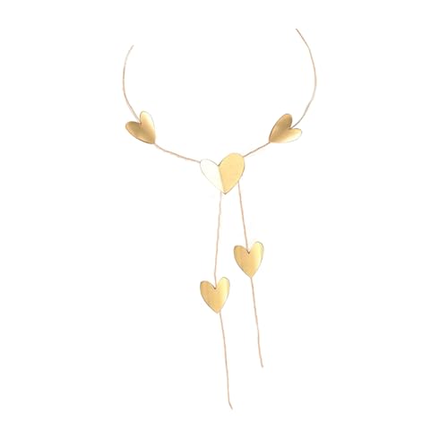 Tmboryuu Elegante Halskette Nackenkette Mit Rundem/Liebesherzheizanhänger Für Mode Stürmerinnen Und Trendsetter Koreanische Modeschmuck von Tmboryuu