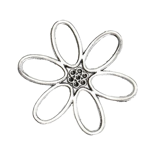 Tmboryuu Elegante Unregelmäßige Blumenhalshalskette Für Frauen Hohlige Perlen Hänge Für Armbandschmuck Anhänger von Tmboryuu