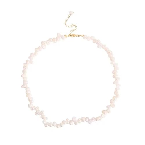 Tmboryuu Elegante Unregelmäßige Natürliche Süßwasserperlen Armband/Halskette Für Frauen Mode Perlen Schmuck Trendy Accessoires Frauen Schmuck von Tmboryuu