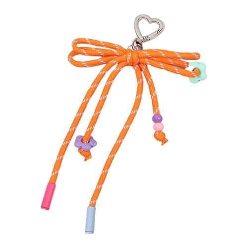 Tmboryuu Eleganter Handgewebter Bowknot Schlüsselring Nylon Seil Geflochtener Schlüsselbund Handgefertigtes Telefonzubehör Für Modebegeisterte von Tmboryuu