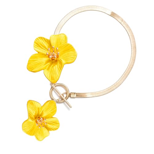 Tmboryuu Elegantes Blumen Fußkettchen Für Frauen Verstellbar 27 Cm Summers Schmuckgeschenk Robust Leichtgewicht Leichtes Blumen Kaket Accessoire Vielseitiger Strand Fuß Schmuck Schmuck von Tmboryuu