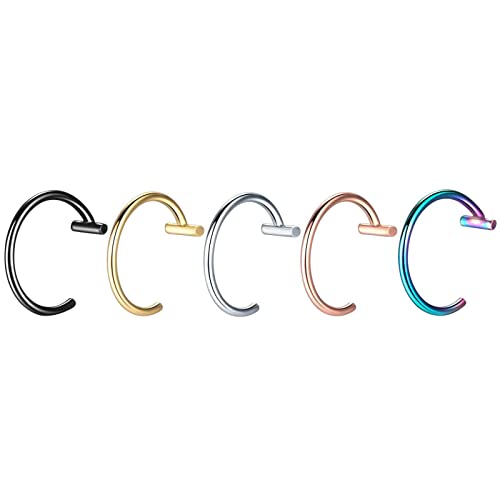 Tmboryuu Falsche Nasenringe Lippen C Clip Lippen Piercing Burun Nase Hoop Frauen Nicht Durchdringende Körperschmuckohrringe Sexualität von Tmboryuu