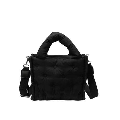 Tmboryuu Frauen Bag Trendy Schulter Koreanische Stile Handtasche Geldbeutel Puffer Crossbody Top Quadratischer Frauen Crossbody Puffer Schulter Täglich Handtasche Geldbeutel Kleines Quadrat von Tmboryuu