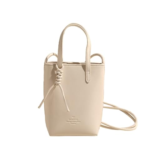 Tmboryuu Frauen Tasche Retro Crossbody Tasche Feste Schulter Telefon PU Leder Top Handtasche Für Alltägliche Arbeit Frauen Crossbody Retro Schulter PU Leder Handtasche Mode Pendeln von Tmboryuu