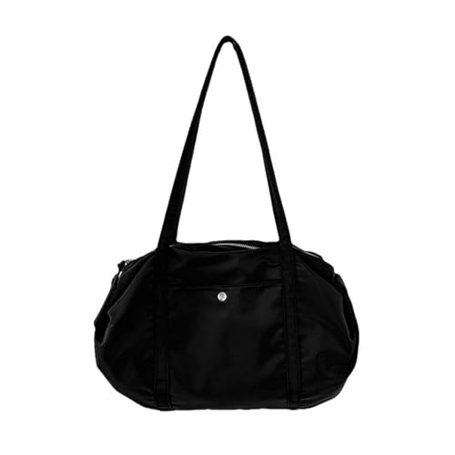 Tmboryuu Geräumige Umhängetasche Einfache Feste Farbe Großer Kapazität Handtasche Unterarm Zum Einkaufen Und Arbeitsreisen Nylon Unterarm Tmboryuu Geräumige Umhängetasche Einfache Feste Farbe Großer Kapazität Handtasche Unterarm Zum Einkaufen Und Arbeitsreisen Nylon Unterarm von Tmboryuu
