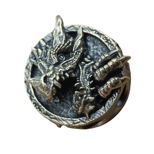 Tmboryuu Hochfestes Paracord Messing Dragon Anhänger Zartes Messing Dragon Anhänger Mit Paracord Für Die Einfache Befestigung An Der Camping Halskette Freien Freien von Tmboryuu