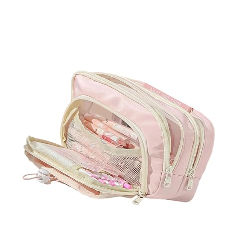 Tmboryuu Hochkapazität Stiftbeutel Multi Layered Bencil Case Multi Fach Marker Stift Organisatoren Kunstbedarf Organisatoren Tasche von Tmboryuu