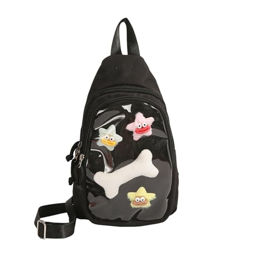 Tmboryuu Itabag Slings Rucksack Umhängetasche Travel Wanderbeutel Daypack Anime Displayschlollen Für Party Shopping Anime Display Crossbody von Tmboryuu