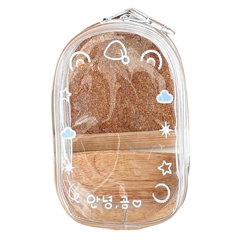 Tmboryuu Kompakte Figurenhalter Schlüsselbeutel Für Autoschlüsseln Walk Wesentliche Leckere Transparente Beutel Kinder Modezubehör Tragbare Baby Brieftasche Schlüsselbundhalter von Tmboryuu