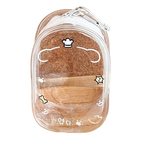 Tmboryuu Kompakte Figurenhalter Schlüsselbeutel Für Autoschlüsseln Walk Wesentliche Leckere Transparente Beutel Kinder Modezubehör Tragbare Baby Brieftasche Schlüsselbundhalter von Tmboryuu