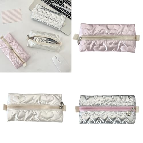 Tmboryuu Metallic Color Bleistift Beutel Bowknot Print Stifttasche Große Kapazität Bleistift Hülle Reisestift Veranstalter Reisen Make Up Tasche Tmboryuu Metallic Color Bleistift Beutel Bowknot Print Stifttasche Große Kapazität Bleistift Hülle Reisestift Veranstalter Reisen Make Up Tasche von Tmboryuu