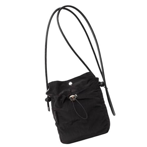 Tmboryuu Mode Canvas Mobile Bag 2024 Drawess Bucket Crossbody Geldbörse Casual Schulter Für Erwachsene Und Schüler Leichtgewichtige Leinwandtasche von Tmboryuu