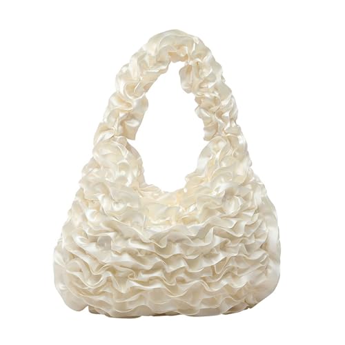 Tmboryuu Mode Plissierte Arbeitsbeutel Für Professionelle Frauen Polyester Stoff Großer Speicher Für Geschäftsreisen Essentielle Frauen Handtasche von Tmboryuu