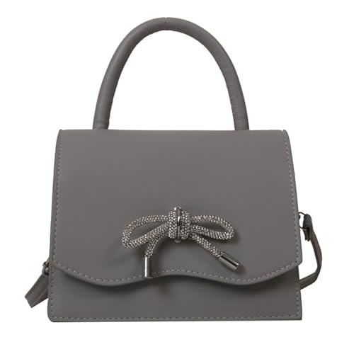 Tmboryuu Mode Umhängetasche Mit Bowknot Dekoration PU Handtasche Perfekt Für Einkaufsreisen Und Daten Trendig Und Personalisiertes Accessoire von Tmboryuu
