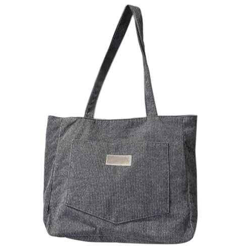 Tmboryuu Mode Weibliche Cord Tasche Mit Moderner Und Eleganter Schulter Großer Kapazität Handtasche Für Einkaufsgeschäfte Und Reise Trendy Feste Farbe von Tmboryuu