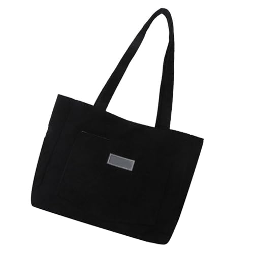 Tmboryuu Mode Weibliche Cord Tasche Mit Moderner Und Eleganter Schulter Großer Kapazität Handtasche Für Einkaufsgeschäfte Und Reise Trendy Feste Farbe von Tmboryuu
