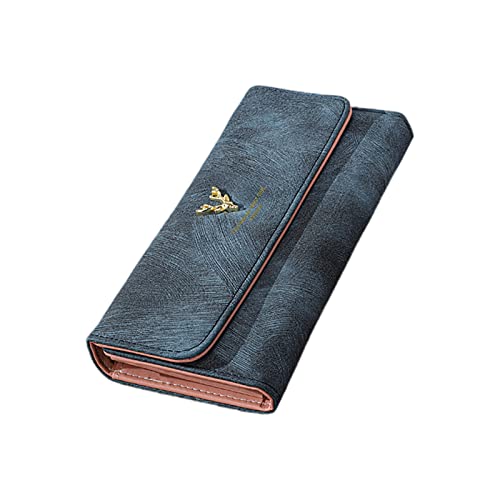 Tmboryuu Mode Womens Wallet Long Ladies Clutch Bag Telefon Brieftaschen Geldbörsen Für Frau PU Lederkartenhalter Mädchen Kartenhalter Brieftasche Männer von Tmboryuu