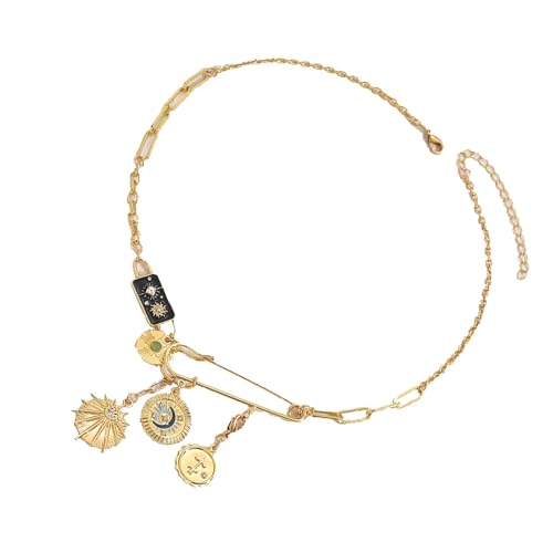 Tmboryuu Moderne Celestials Chokers Halskette Mit Tagesabend Syles von Tmboryuu