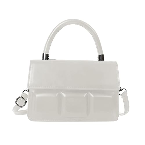 Tmboryuu Quadratische Handtasche Stilvoll Und Vielseitige Crossbody Tasche Für Frauen Mädchen Handys Modische Funktionale Beutel Vielseitig Leichte Verstellbare Schultergurt & Funktionale PU von Tmboryuu