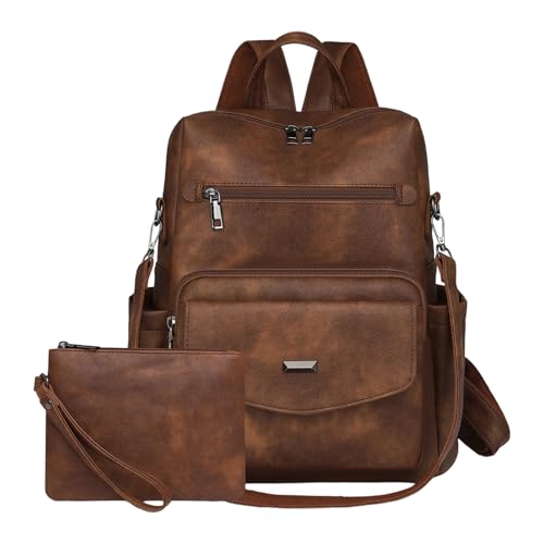 Tmboryuu Rucksäcke Geldbeutel Für Frauen Pu Reisetaschen Taschen Handtasche Design Rucksacks Bag Umhängetaschen Mit Geldbörse Design von Tmboryuu