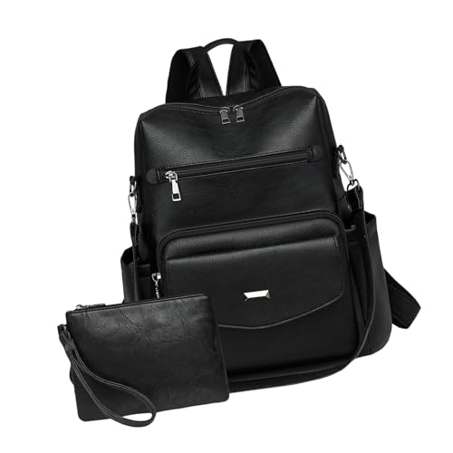 Tmboryuu Rucksäcke Geldbeutel Für Frauen Pu Reisetaschen Taschen Handtasche Design Rucksacks Bag Umhängetaschen Mit Geldbörse Design von Tmboryuu