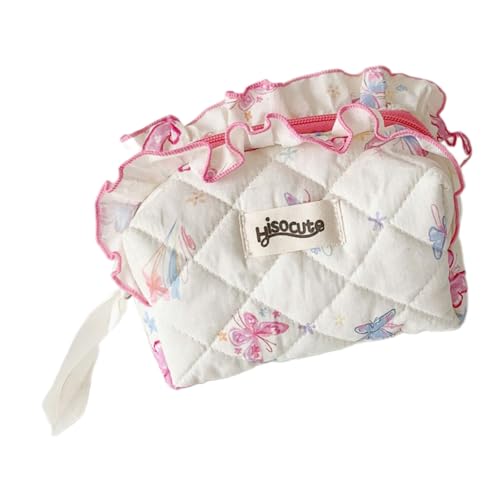 Tmboryuu Spitzenausstattung Kosmetische Aufbewahrungstasche Große Kapazität Polyester Baumwoll Make Up Organisatoren Für Frauen Mädchen Reisen Accessoires Polyester Baumwoll Toilettenbeutel von Tmboryuu