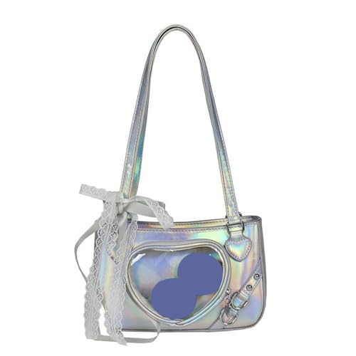 Tmboryuu Stilvolle Abendtasche Mit Spitze Dekoration Crossbody Handtasche PU Leder Umhängetaschen Abendtasche Für Den Täglichen Gebrauch Kapazität Pendlertasche von Tmboryuu