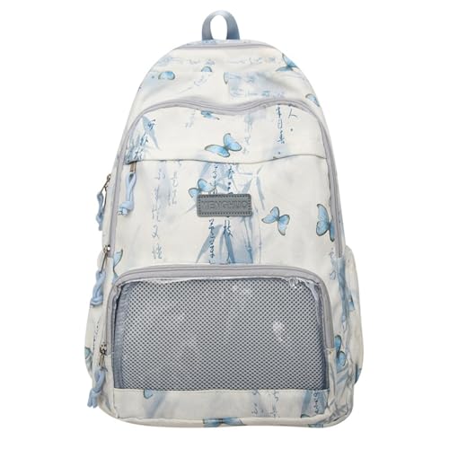 Tmboryuu Stylischer Anime Rucksack Große School Tasche Mit Mehreren Fächern Jugendliche Modetack Für Den Organisierten Aufbewahrungsbetrag Sweet Girl Rucksack von Tmboryuu