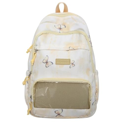 Tmboryuu Stylischer Anime Rucksack Große School Tasche Mit Mehreren Fächern Jugendliche Modetack Für Den Organisierten Aufbewahrungsbetrag Sweet Girl Rucksack von Tmboryuu
