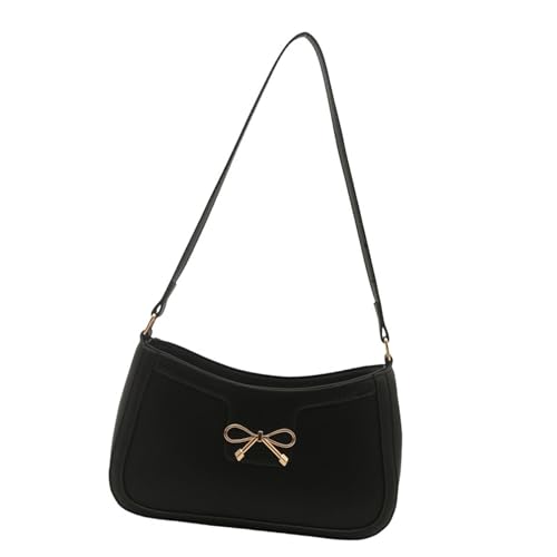 Tmboryuu Trendige PU Lederhandtasche Mit Bögen Designs Umhängetasche Zum Verbesserung Ihrer Outfits Für Daten Und Einkaufsböden Elegante Schleifen Geldbörse von Tmboryuu