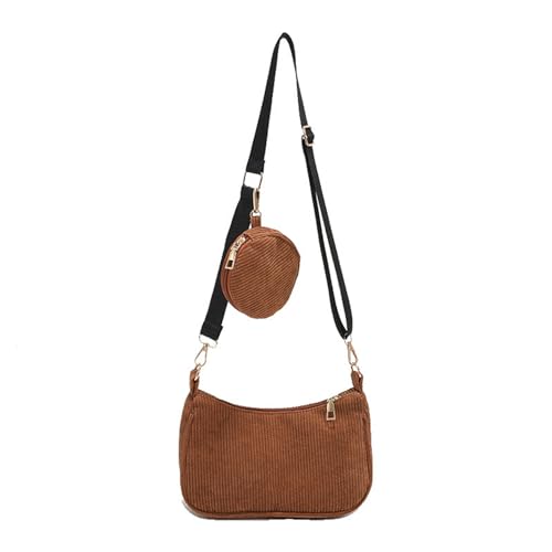 Tmboryuu Trendy Single Recond Bag Cordbody Crossbody Taschen Unverwechselbares Design Für Mode Enthusiasten Plüsch Umhängetasche von Tmboryuu