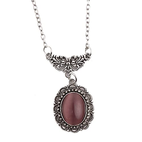 Tmboryuu Vampire Pendant Halskette Kette Elegant Victorian CHOKER SCAVILE Kette Einzigartige Schmuck Geschenk Oval Anhänger Halskette Für Frauen von Tmboryuu
