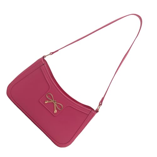 Tmboryuu Womens Aberarm Bag Einfacher Schulter Winter Achselhöhle Trendy Geldbörse Top Handtaschen Bögen Pendeln Frauen Achselhöhle Schöne Bögen Handtasche All Matching Schulter Unterarm von Tmboryuu