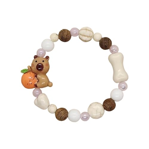 Tmboryuu Zeitgenössische Keramikbärenhandkette Trendseting Armband Unisex Für Tägliche Verschleißpaare Schmuck Leichtes Schmuck Hautfreundliche Keramikarmband von Tmboryuu